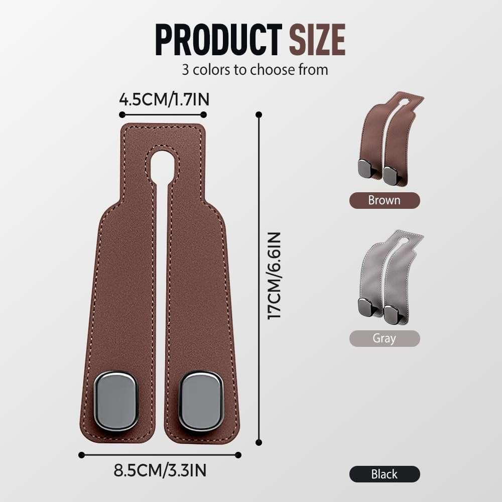 Headrest Hooks for Car Car Seat — view 6