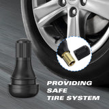 TR412 Rubber Snap-in Short Black Tyre — view 6
