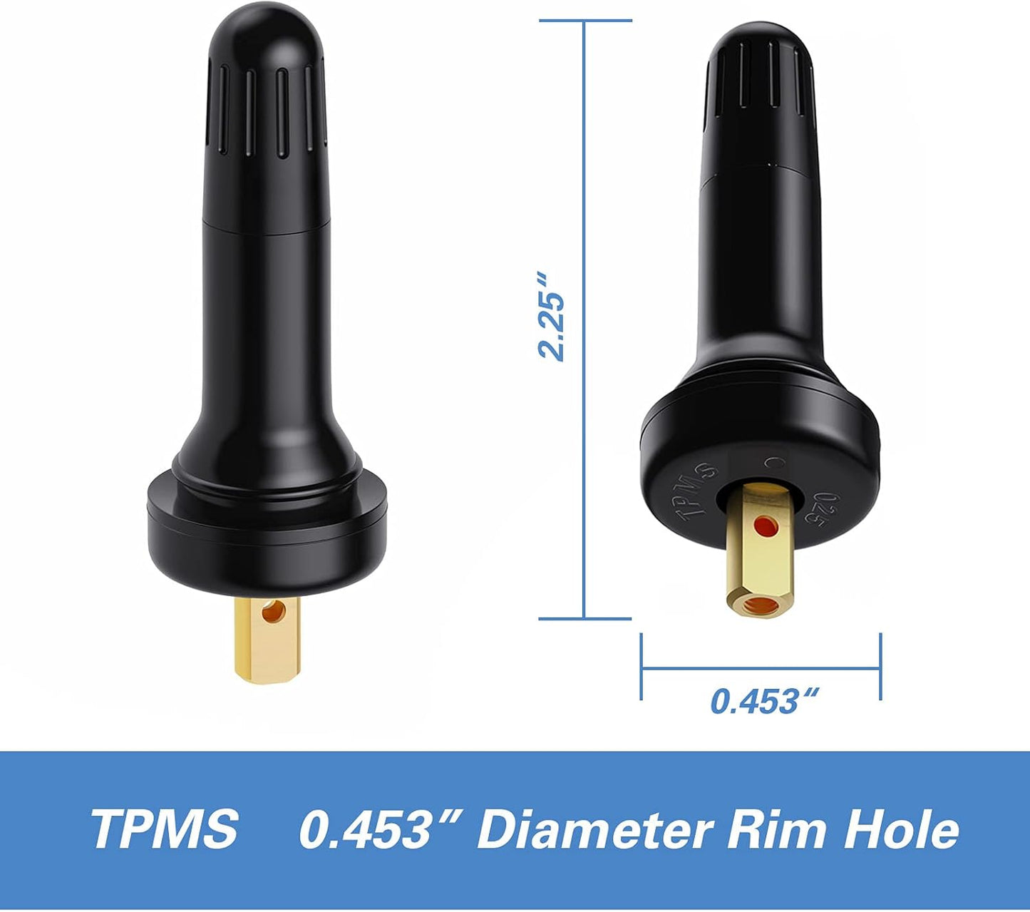 TPMS 20008 Rubber Snap-in Tyre Valve — view 5