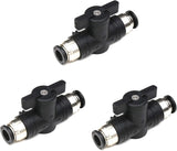 1/4 Push Connect Valve Pneumatic Ball — view 2