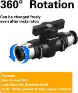 1/4 Push Connect Valve Pneumatic Ball — view 4