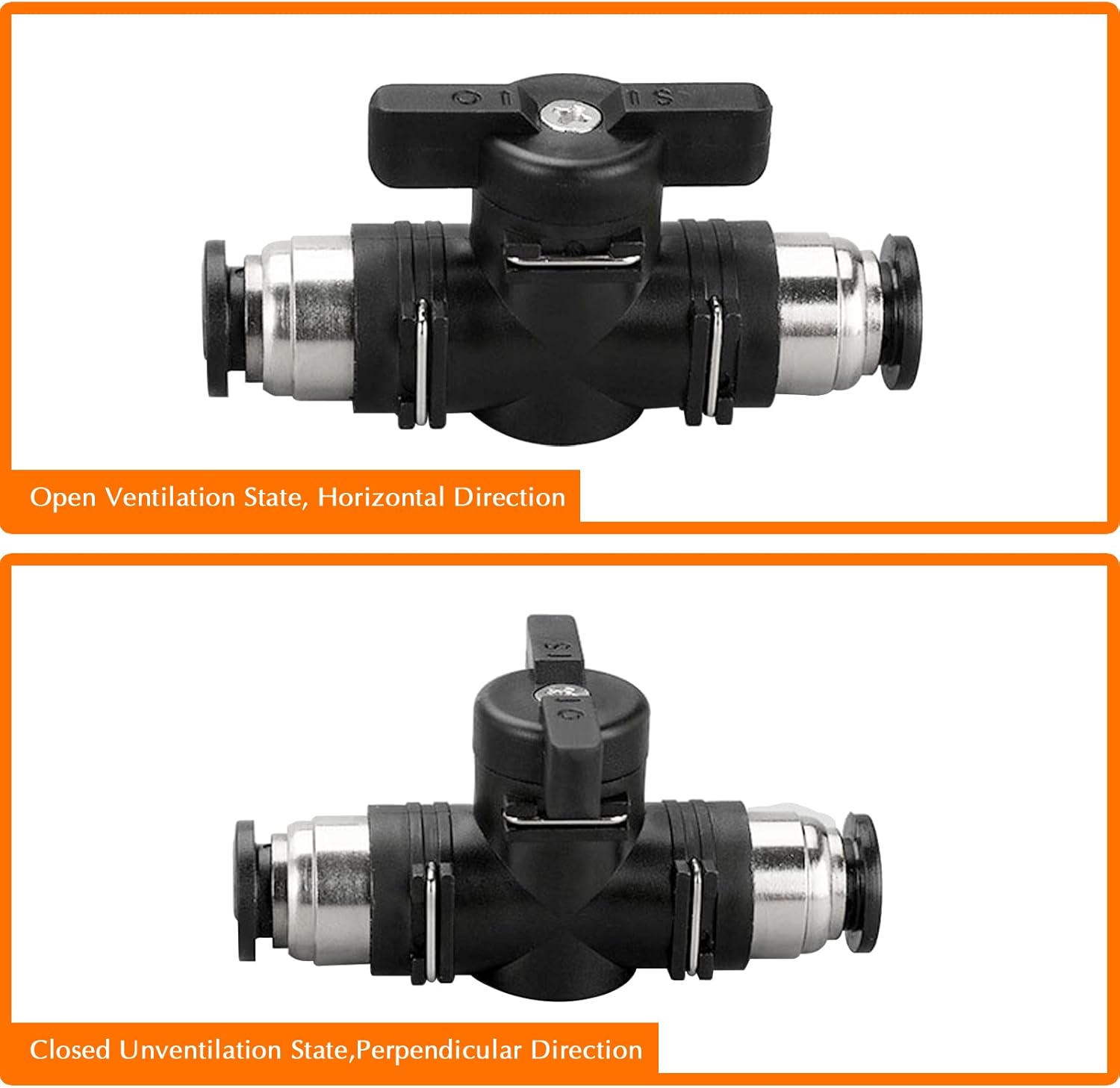 1/4 Push Connect Valve Pneumatic Ball — view 6