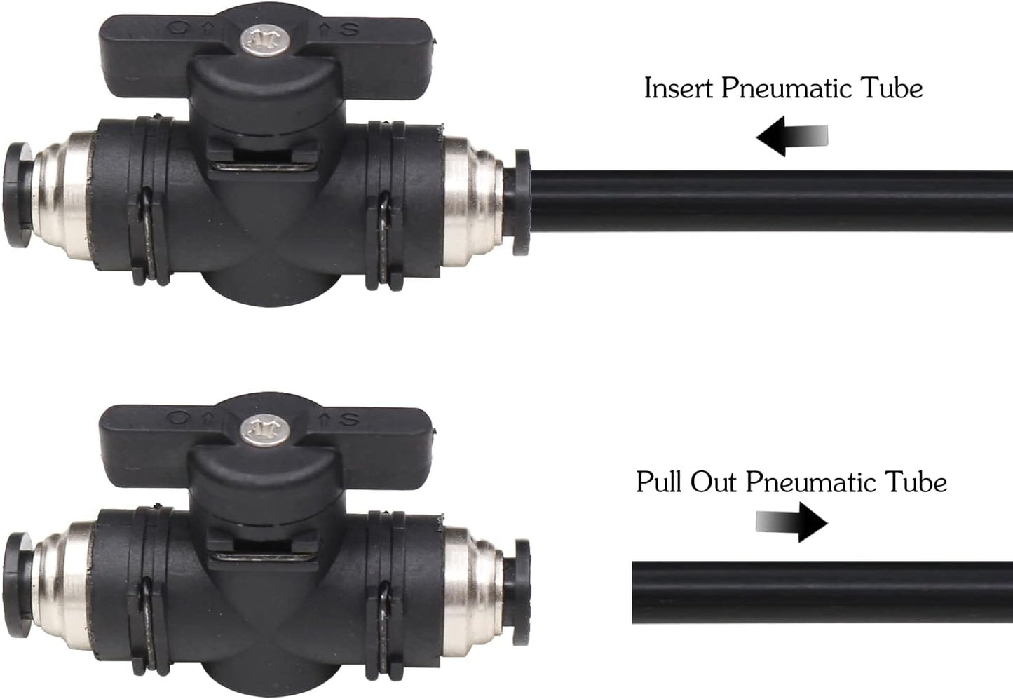 1/4 Push Connect Valve Pneumatic Ball — view 7
