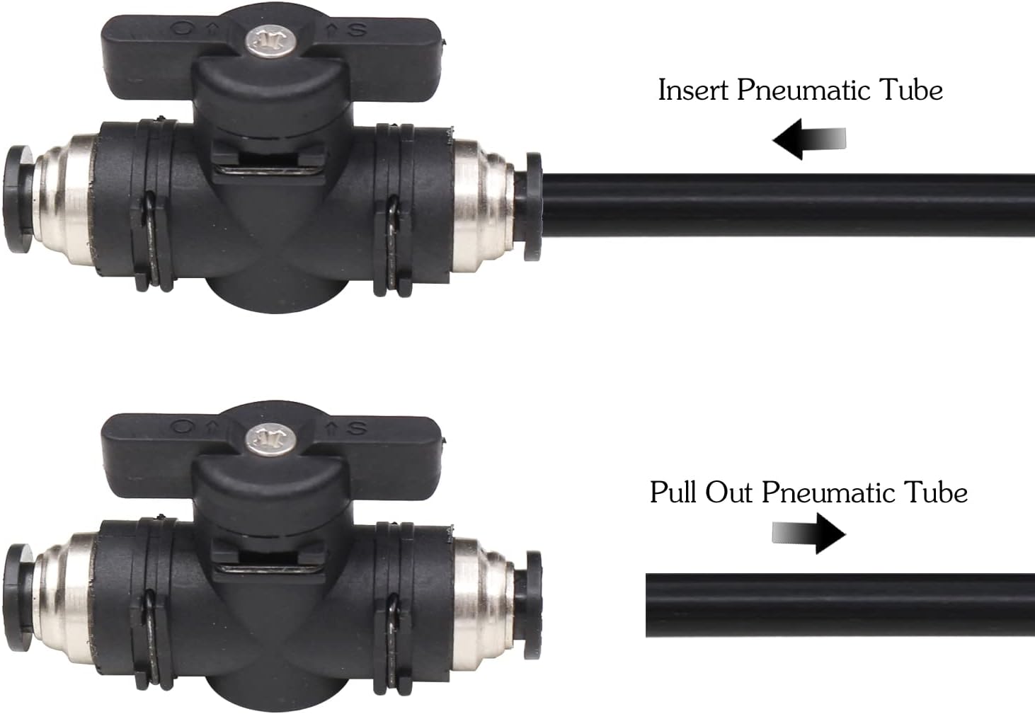 1/4 Push Connect Valve Pneumatic Ball — view 7