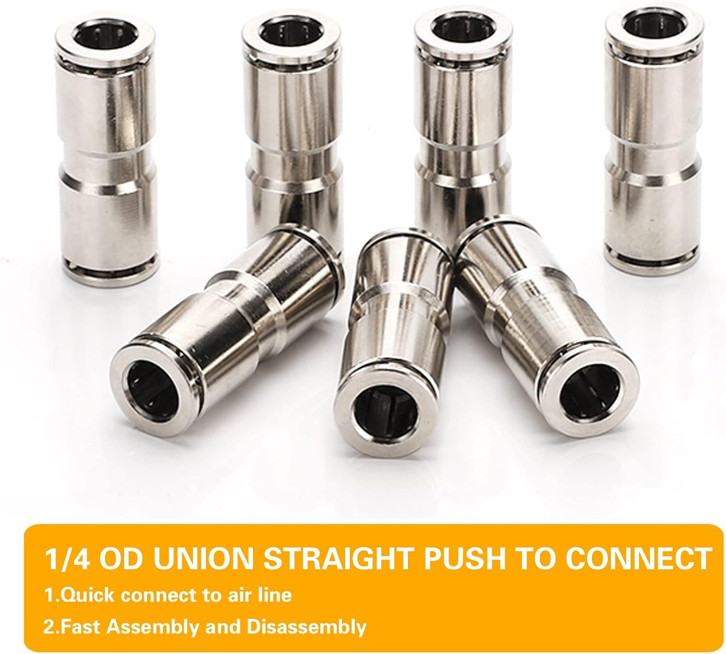 1/4 Union Straight Push to connect — view 6