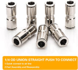 1/4 Union Straight Push to connect — view 6