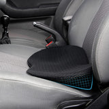 Memory foam car seat cushion black — view 2