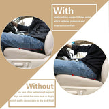 Memory foam car seat cushion black — view 4