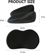 Memory foam car seat cushion black — view 8