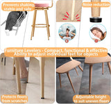 1/4 inch furniture levelling feet 12 pack — view 5