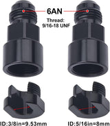 6AN EFI fuel rail quick-disconnect fitting — view 3