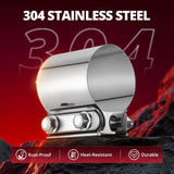 2.5 inch stainless steel exhaust band clamp — view 5