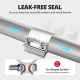 2.5 inch stainless steel exhaust band clamp — view 6