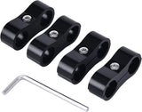 6AN fuel line separator clamp 4-pack — view 9