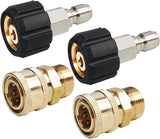 Pressure washer quick connect M22 2 set — view 2