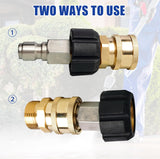 Pressure washer quick connect M22 2 set — view 7