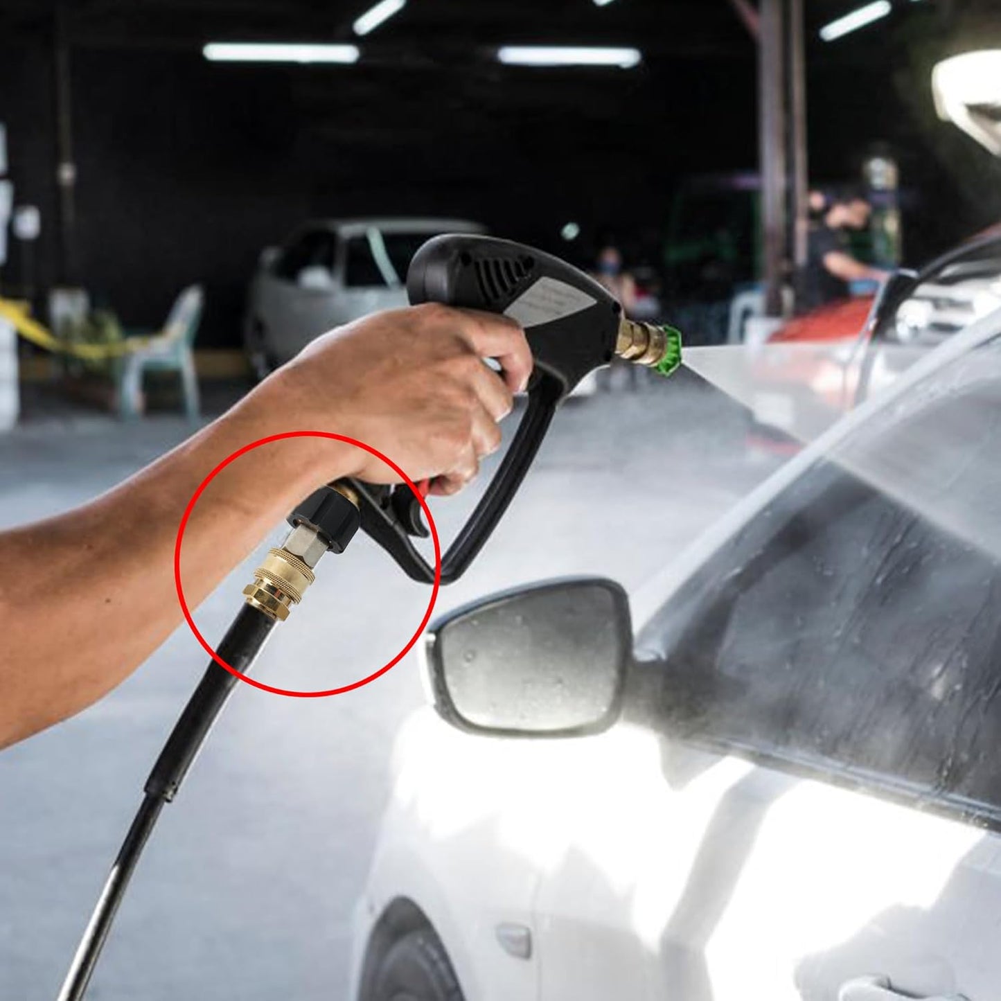 Pressure washer quick connect M22 2 set — view 8