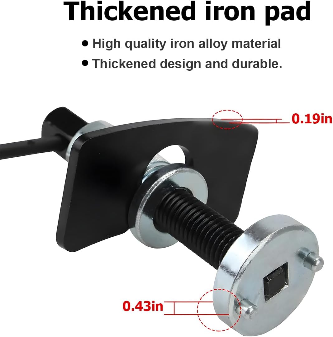 Brake caliper piston wind back tool set — view 5