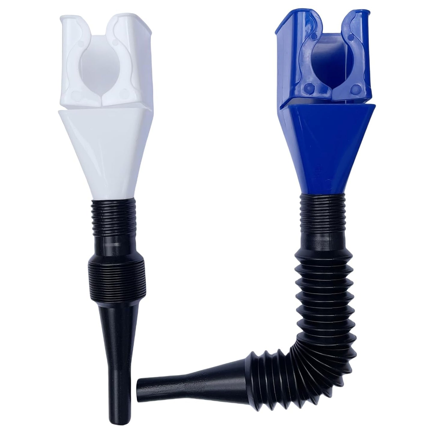 Retractable automotive fuel funnel 2 pack — view 2