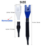 Retractable automotive fuel funnel 2 pack — view 4