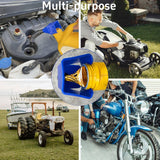 Retractable automotive fuel funnel 2 pack — view 7
