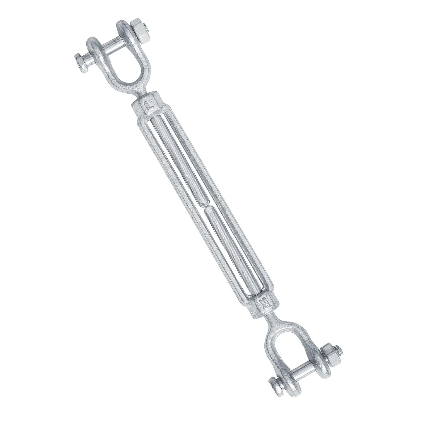 1/4 inch jaw jaw galvanised turnbuckle — view 2