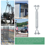 1/4 inch jaw jaw galvanised turnbuckle — view 7