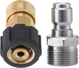 Pressure washer adapter M22 quick connect — view 2