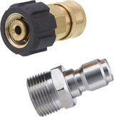 Pressure washer adapter M22 quick connect — view 7