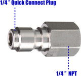 Pressure Washer Coupler, 1/4 Inch Quick — view 3