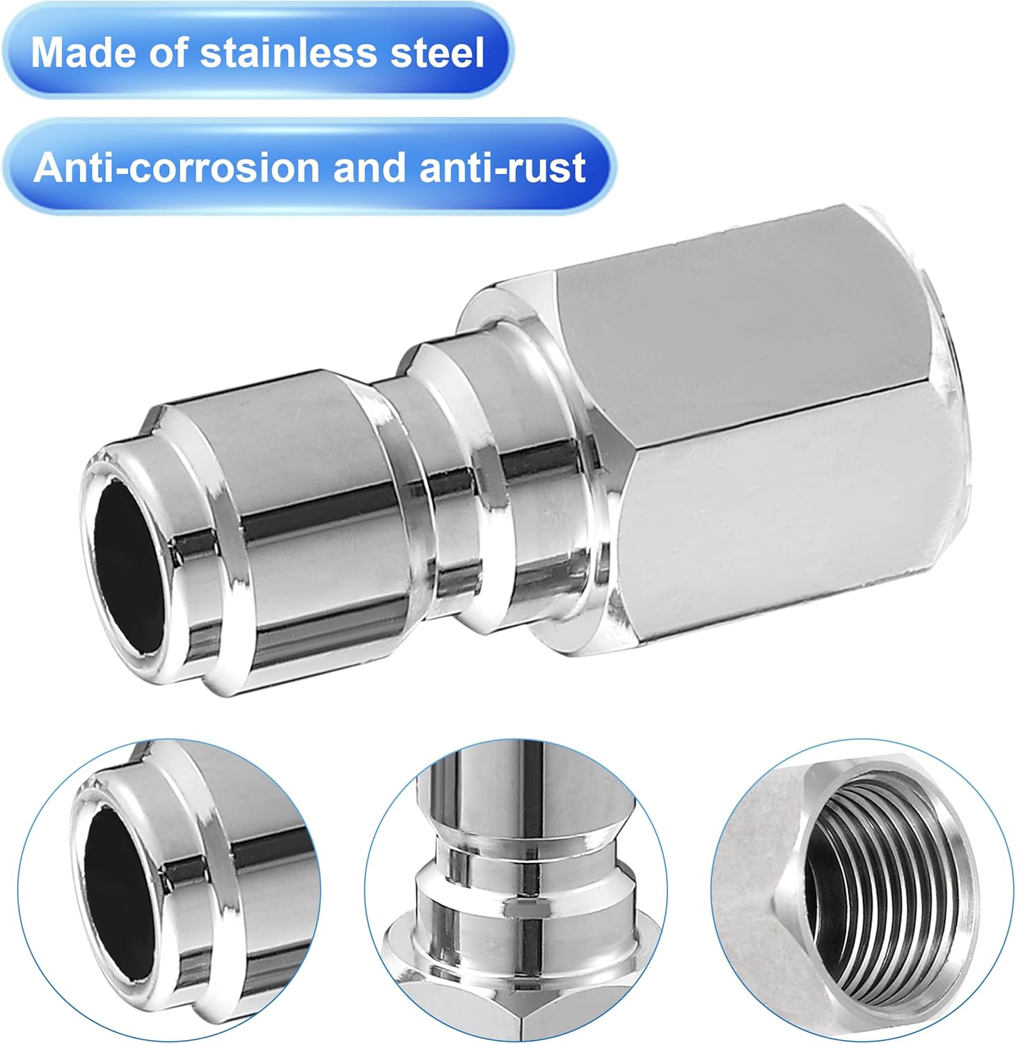 Pressure Washer Coupler, 1/4 Inch Quick — view 6