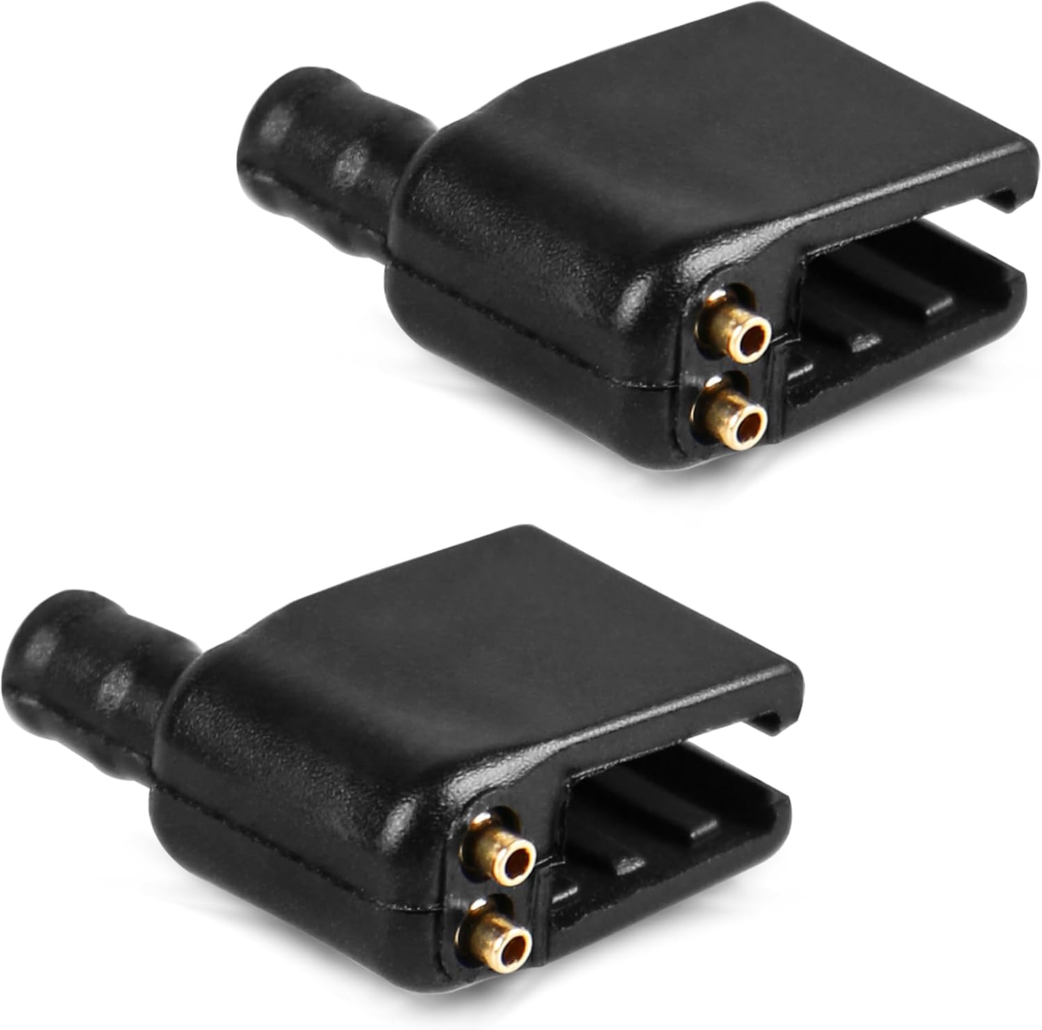 Brass windshield washer wiper arm nozzles 2 pack — view 2