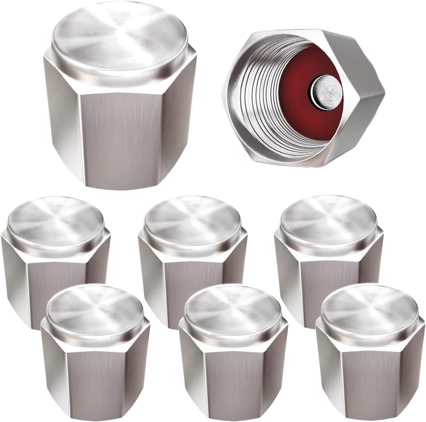 Brass (8 Pack) Tyre Valve Caps — view 2