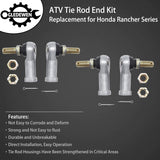 Honda Rancher tie rod end ball joint kit — view 4