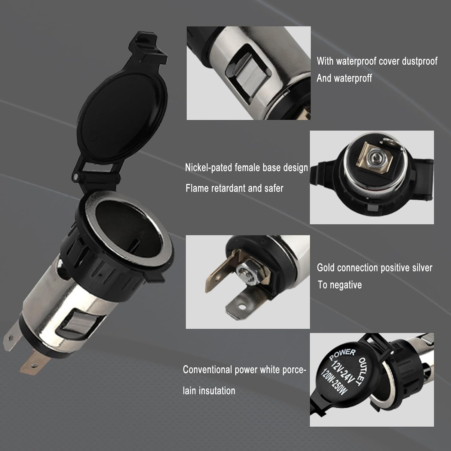 Cigarette Lighter Socket - 12V Car — view 4