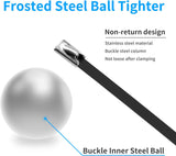 11.8 Inch Metal Zip Ties (200 — view 4