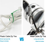 11.8 Inch Metal Zip Ties (200 — view 6