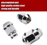 12x1.5 Wheel Lug Nuts, 20PCS Chrome — view 3