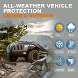 Jeep Wrangler 2 door waterproof car cover — view 5