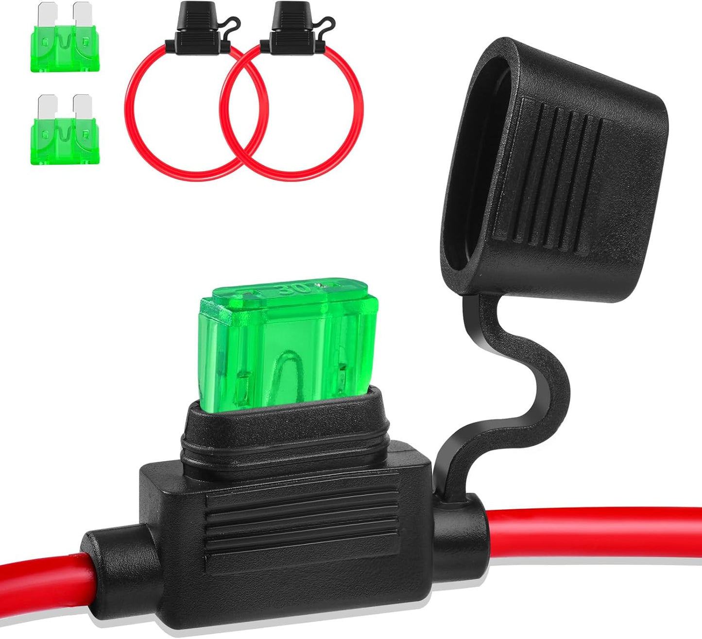 Inline Fuse Holder 12V 2 Pack, — view 2