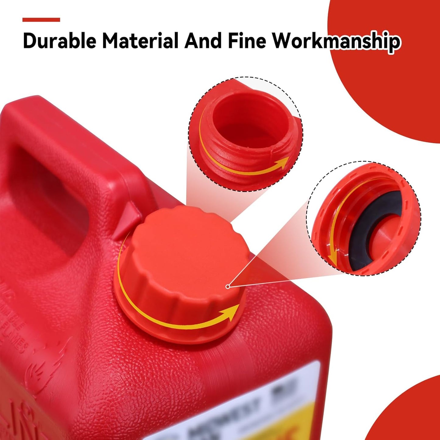 5 gallon gas can cap replacement 4 pack — view 3