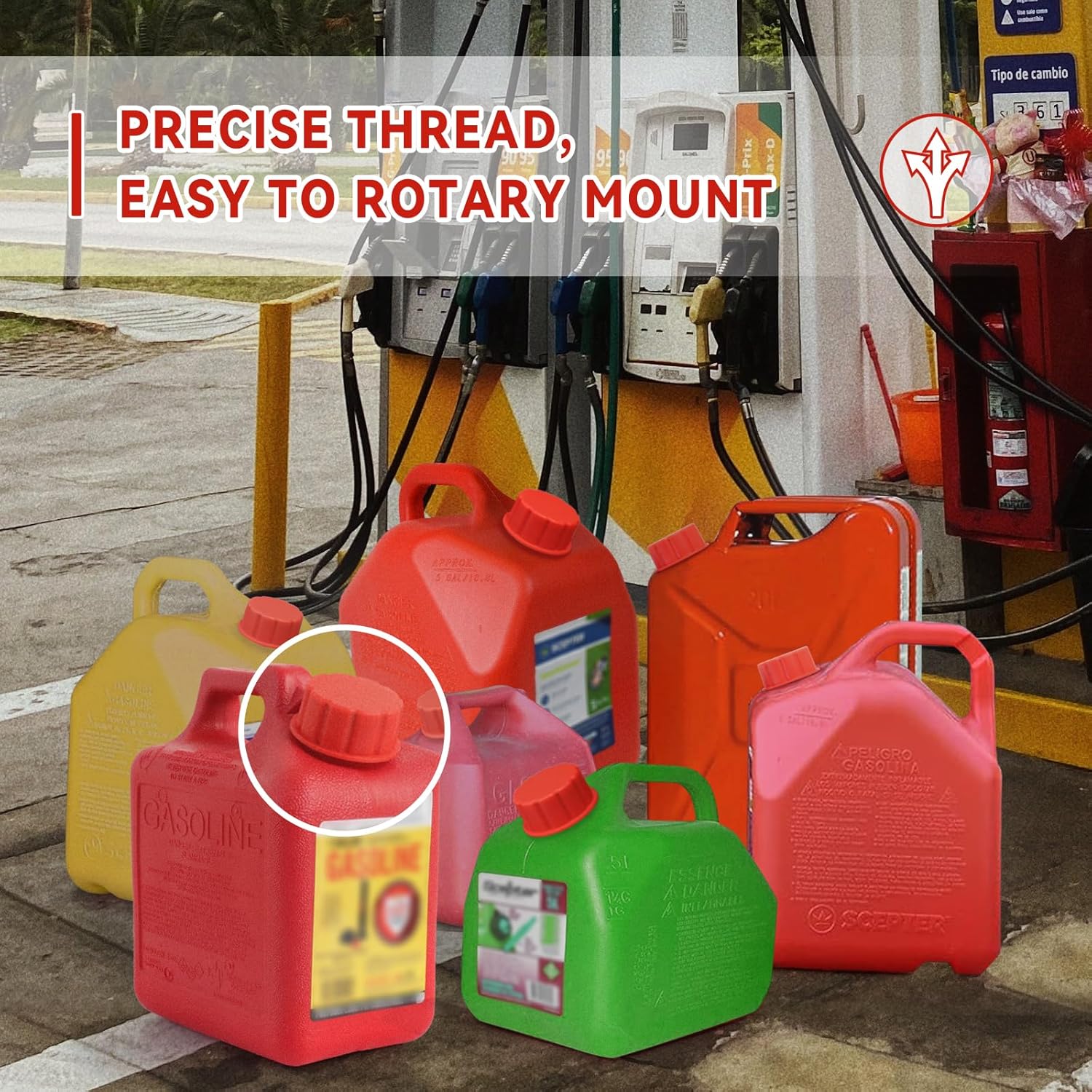 5 gallon gas can cap replacement 4 pack — view 6