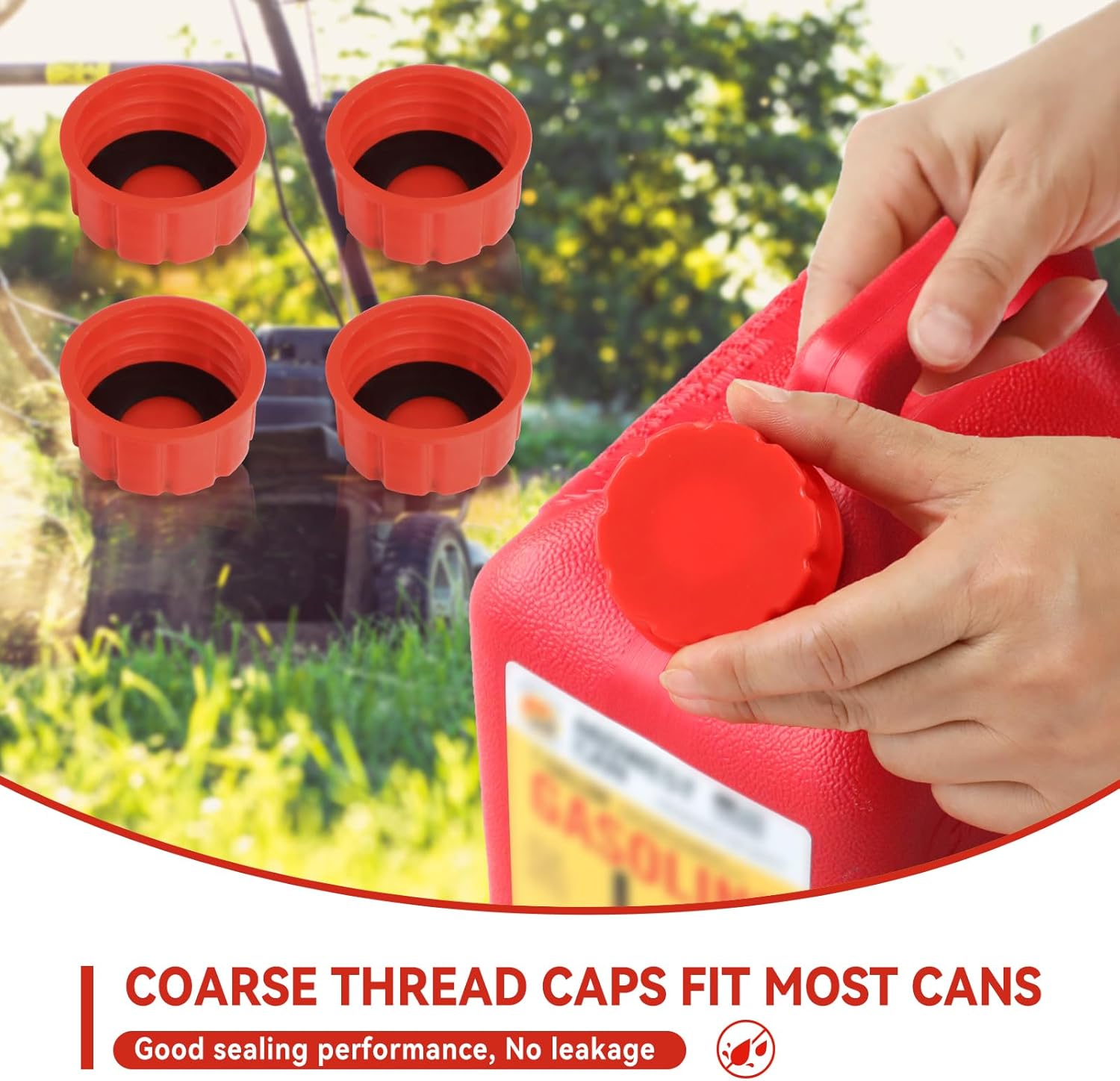 5 gallon gas can cap replacement 4 pack — view 8