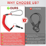 6FT Breakaway Trailer Cable,Heavy Duty Stainless — view 7
