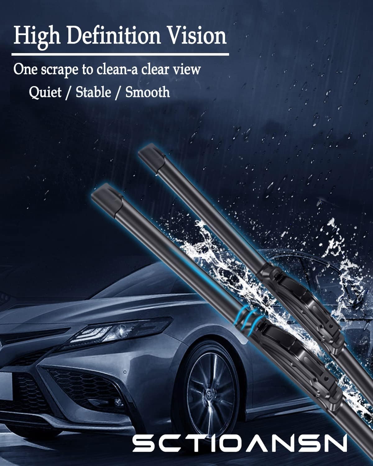 2Pcs Windshield Wipers-22 + 22 Premium — view 6