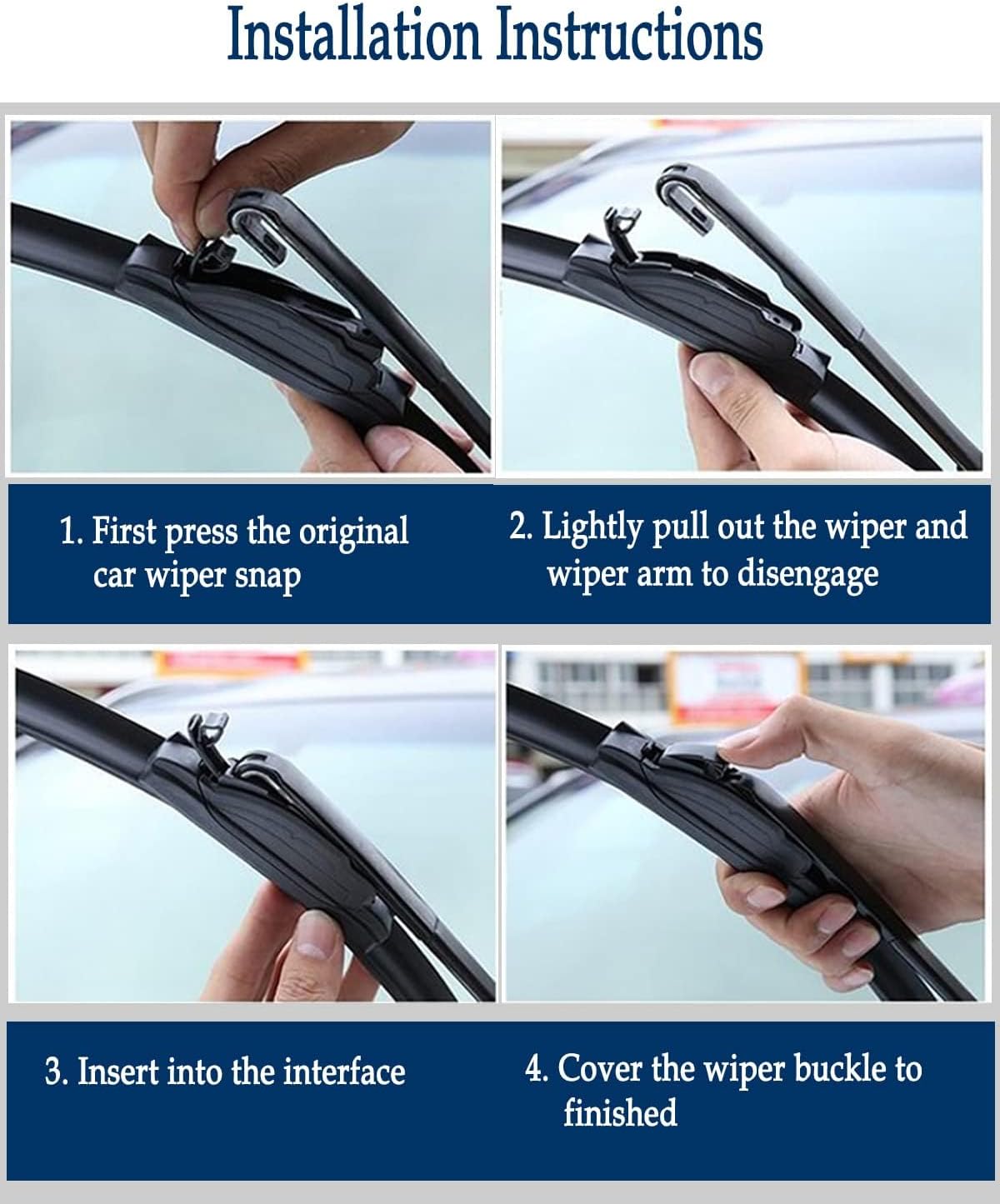 2Pcs Windshield Wipers-22 + 22 Premium — view 8