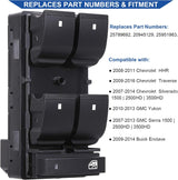Driver Side Power Master Window Switch, — view 3