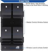 Driver Side Power Master Window Switch, — view 4