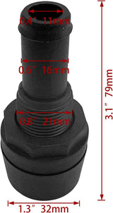 Marine polypropylene fuel vent 5/8 inch — view 4