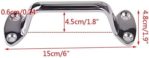 Marine stainless steel grab handle 150mm — view 3